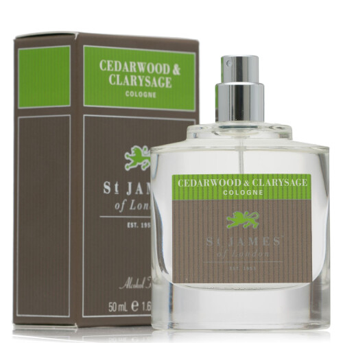 Κολόνια Cedarwood & Clarysage St James του Λονδίνου, 1.69 Fl Oz 1