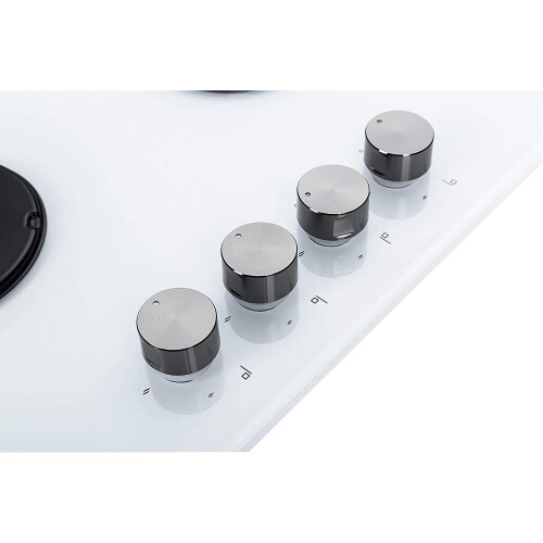 Piano Cottura A Gas 4 Fuochi In Vetro - 60 Cm, Con Bruciatore Wok Da 3.5 KW, Accensione Automatica - Foto 12