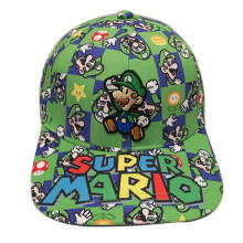 (Green Luigi) Super Mario Baseball Trucker Hat Cap Adjustable