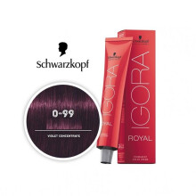 (1pks) Schwarzkopf Igora Royal 0-99 Violet Concentrate Permanent Color