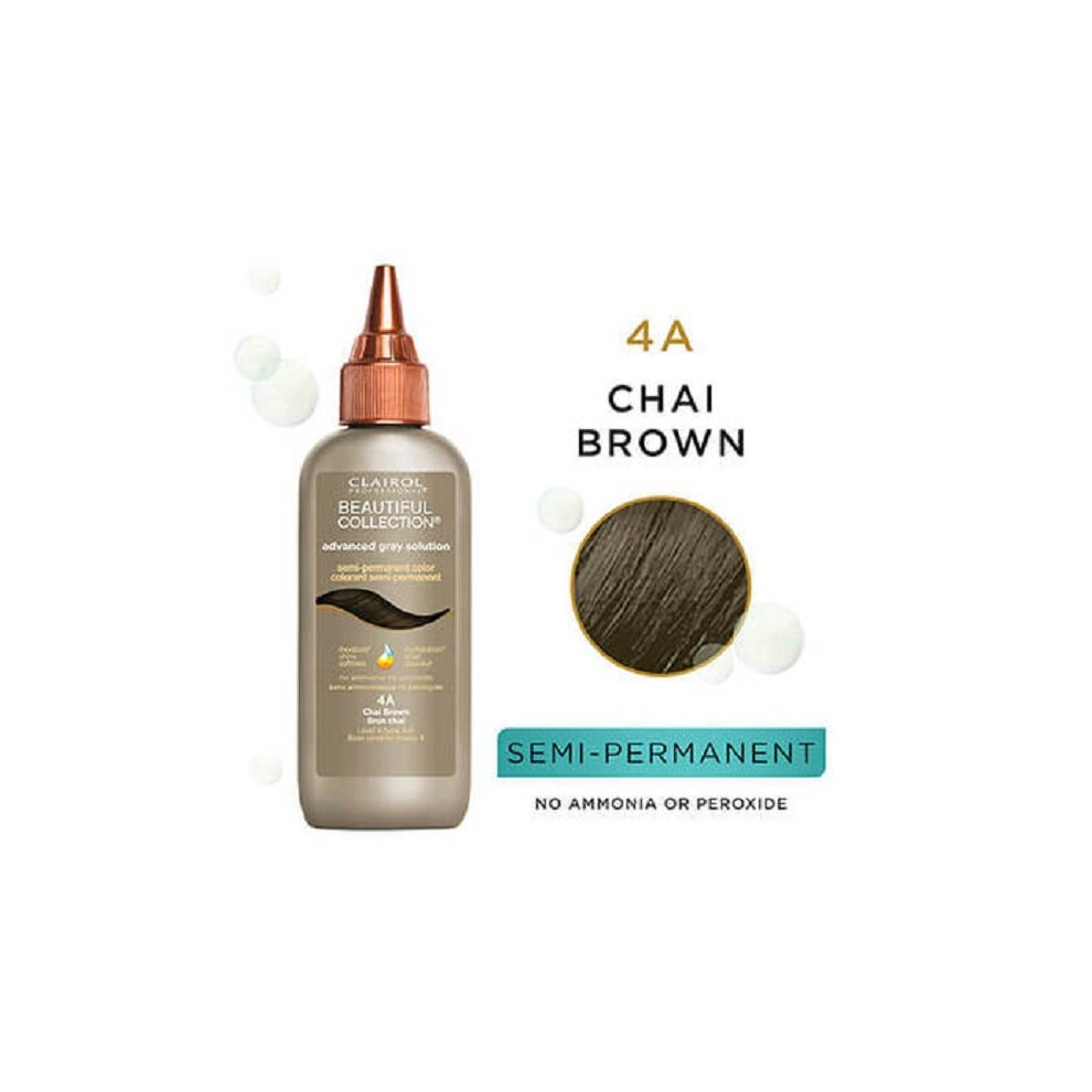 (1 Pk) Clairol Beautiful Collection 4A Chai Brown