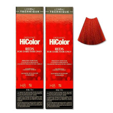 (H8 - (2pks)) H8 Red Fire L'Oreal Excellence HiColor REDS For Dark Hair Only