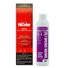 (H8+Dev(Vol.30)8oz) H8 Red Fire L'Oreal Excellence HiColor REDS For Dark Hair Only
