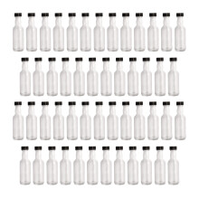 Miniature Glass Spirit Bottle with Screw Top Pack of 50 Wedding Favours Pukkr