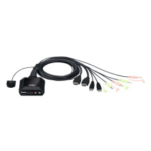 KVM-switch - ATEN - CS22H - 4K - 2 Poorten - HDMI en USB