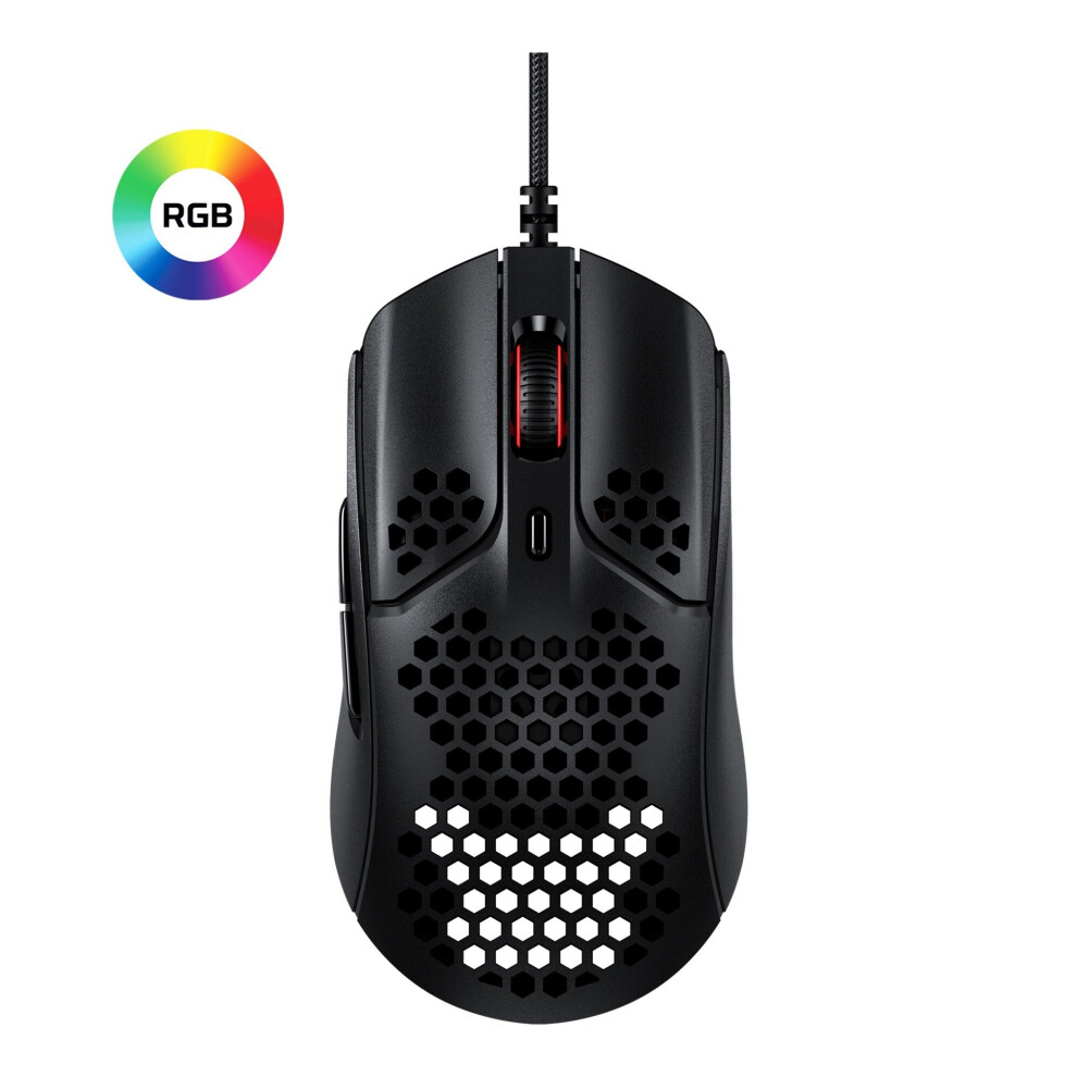 Hyperx Pulsefire Haste Mouse Ambidextrous Usb Type-A Optical 16000 Dpi