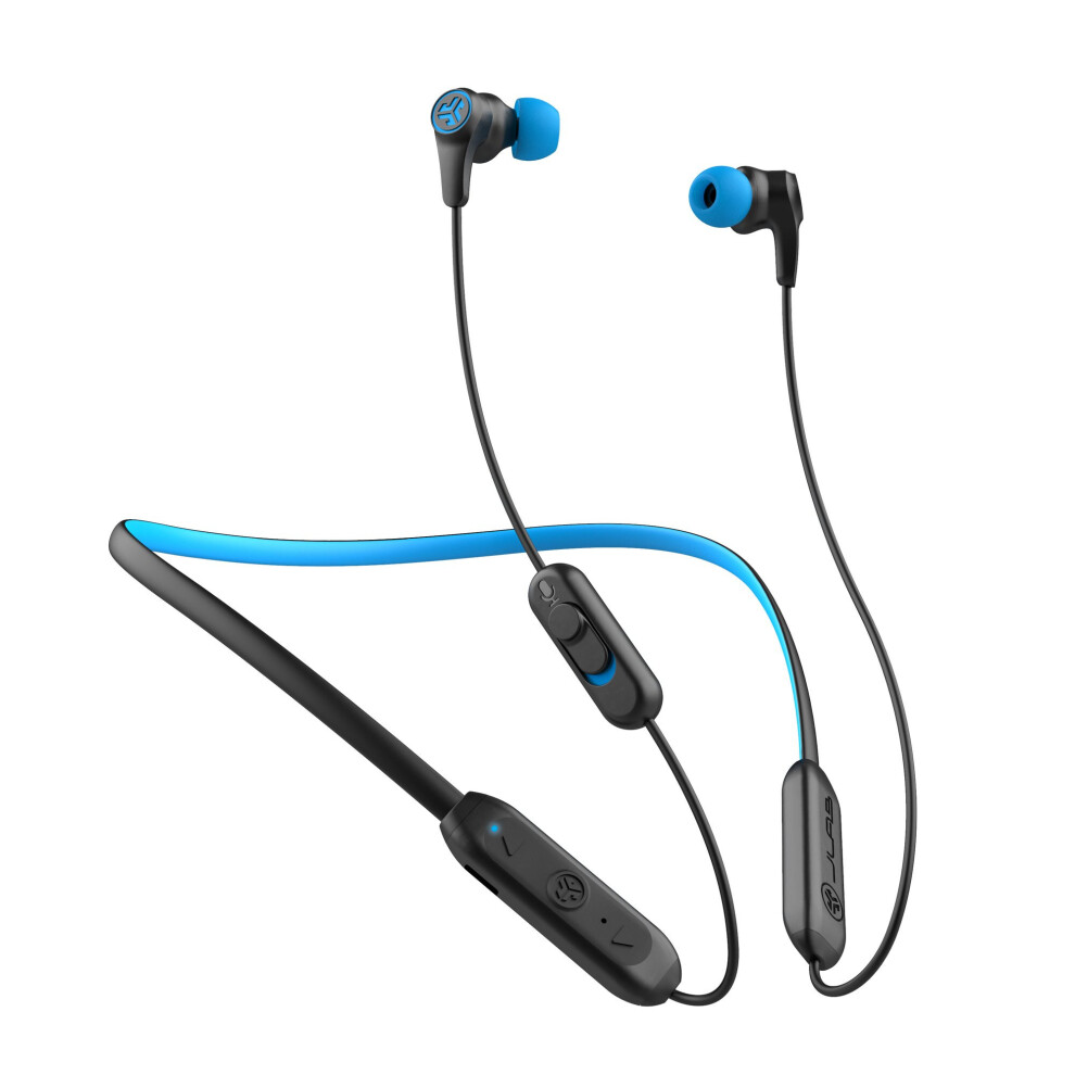 JLab Audio GEBPLAYRBLKBLU84 Headphones In-ear, Neck-band Black, Blue