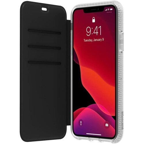 Griffin Griffin Survivor Clear Wallet for Apple iPhone 11 Pro Max Clear/Black 2