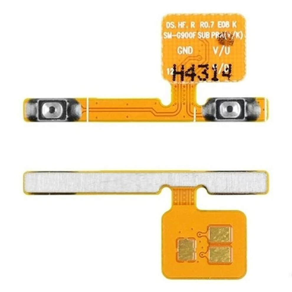 Pack Of 3 Volume Button Connection Flexes For Samsung Galaxy S5 G900f 7437135870841
