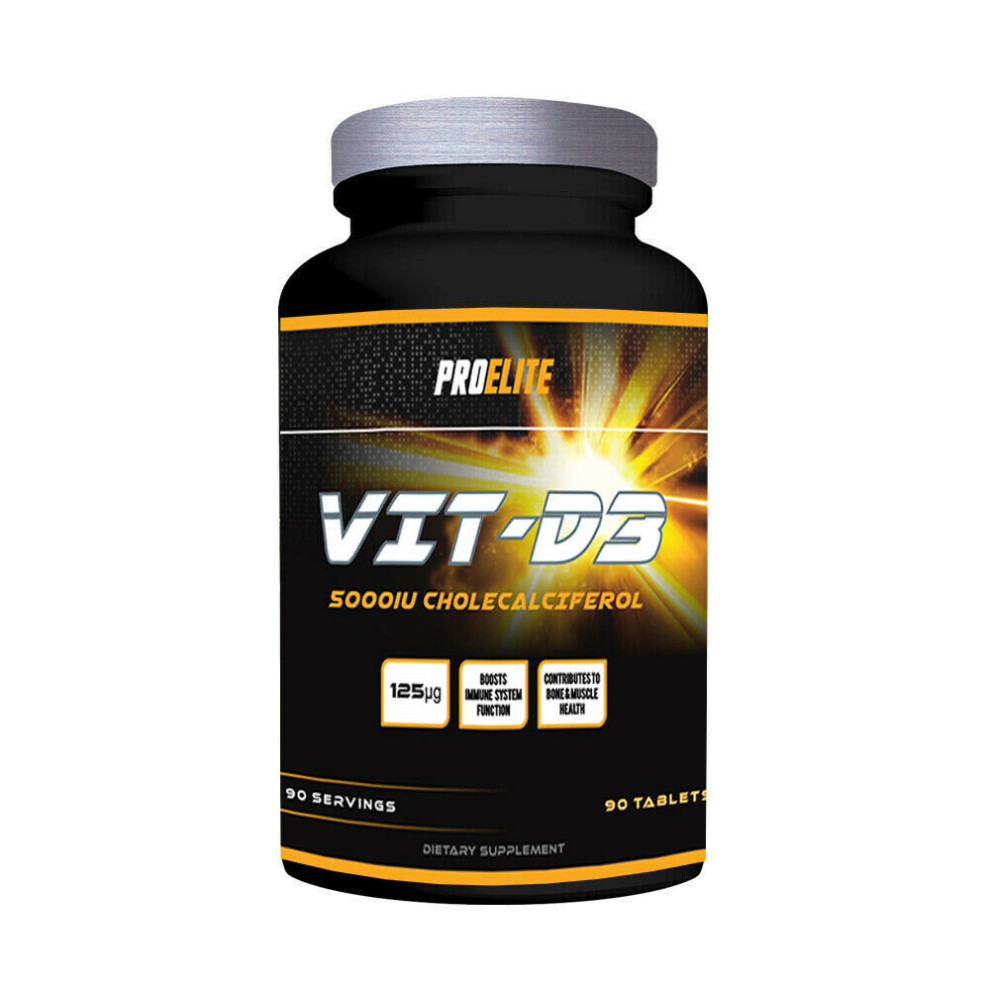 Proelite (90 Tablets) Vitamin D3 5000Iu Tablets Immune Health