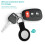 Silicone Protective Case Holder Compatible with Air Tags in White 2