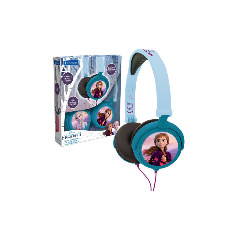Lexibook HP010FZ Disney Frozen Foldable Stereo Kid's Headphone - Volume Limiter