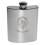 MacCeallaich Family Crest 6oz Polished Pewter Kidney Flask 1