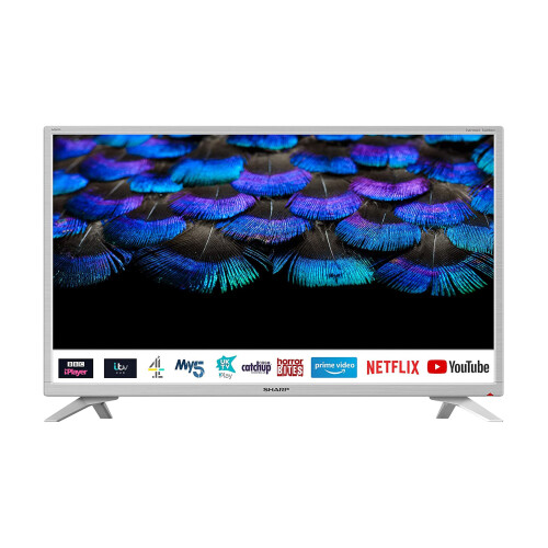 Sharp Sharp 1T-C32BC2KH2FW 32" Inch HD Ready Smart LED TV with Freeview HD - White
