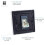 Trendi Switch Trendi Artistic Modern Telephone Socket Matt Black 3