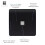 Trendi Switch Trendi Artistic Modern Telephone Socket Matt Black 2