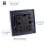 Trendi Switch Trendi Modern 45 A Light Switch & Neon Insert Matt Black 4
