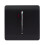 Trendi Switch Trendi Modern 45 A Light Switch & Neon Insert Matt Black 1