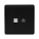 Trendi Switch Trendi TV Co-axial Socket + Telephone Socket Matt Black 1