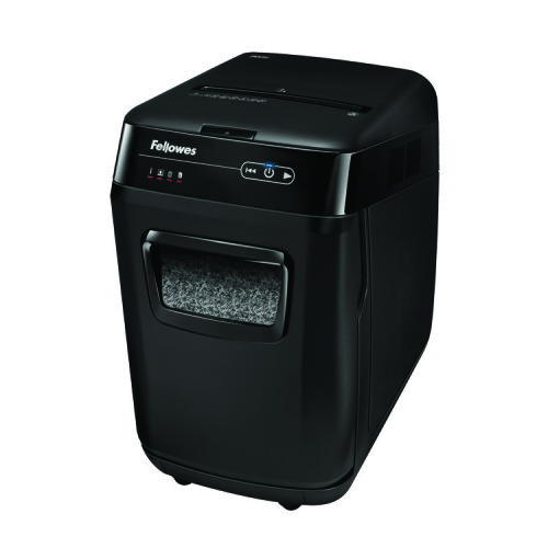 Fellowes Fellowes AutoMax 200M paper shredder Micro-cut shredding Black