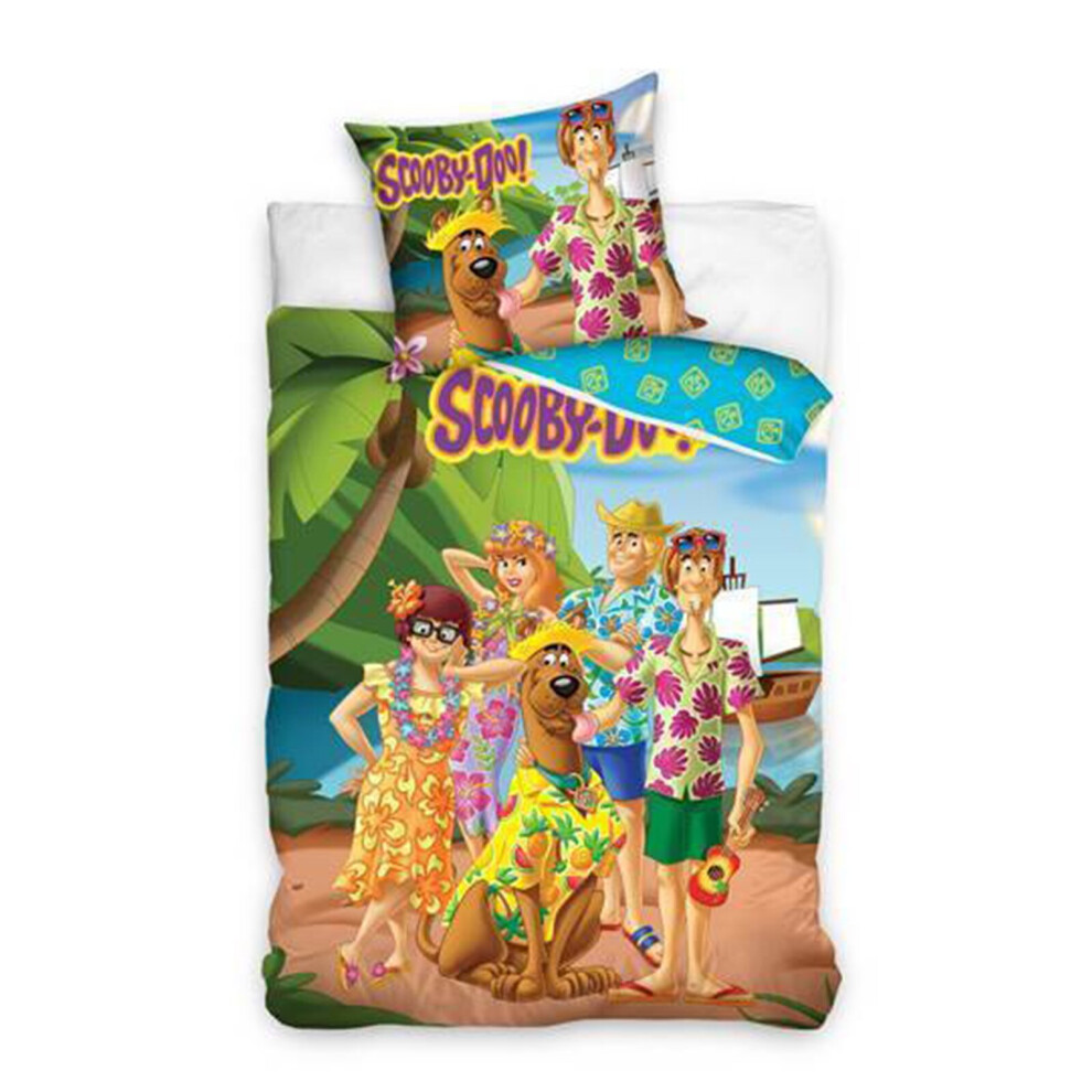 Scooby Doo Single Duvet Cover and Pillowcase Set - European Size