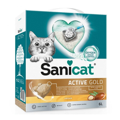 Sanicat Sanicat Active Gold Cat Litter 6L