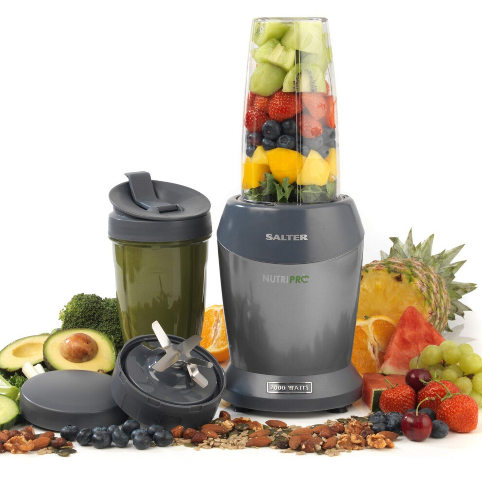 Salter 1000W Personal Blender Fruit Smoothie Shake Maker Protein Shaker Machine