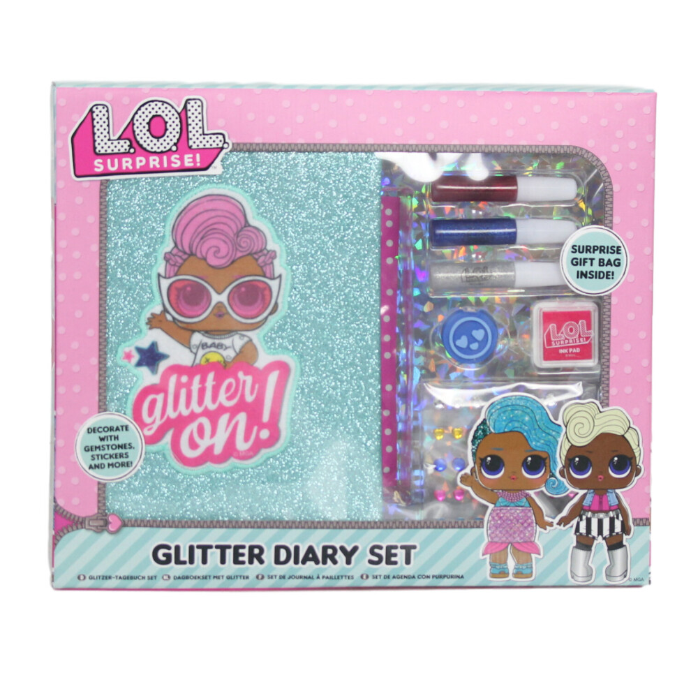 L.O.L. Surprise Glitter Diary Children Activity Design Crafting Art Craft Set