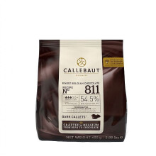 Callebaut No 811 Belgian Dark Chocolate Callets 54.5% - 400g