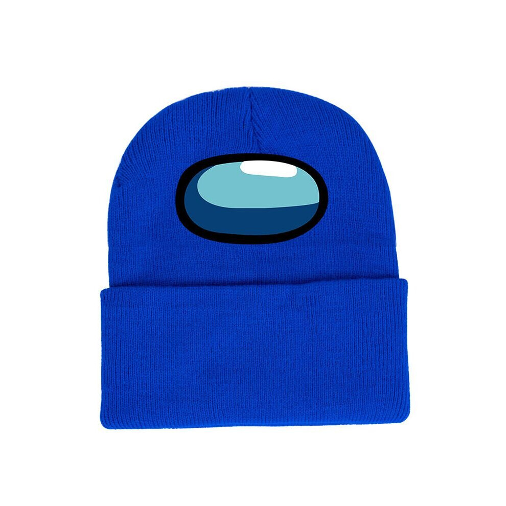 (DarkBlue) Among Us Unisex Winter Knitted Beanie Hat Warm Cap