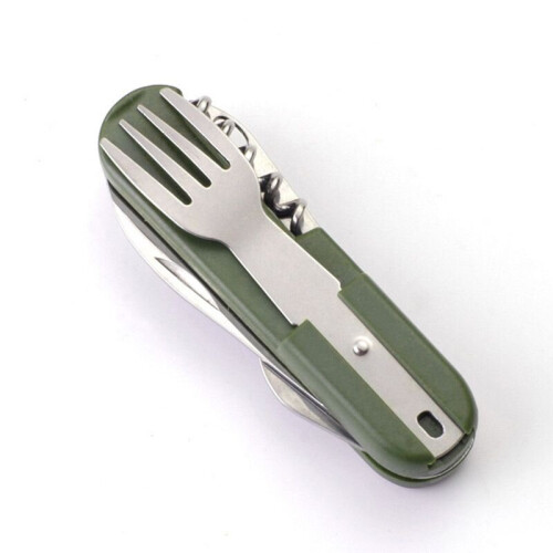 Multi-functional Camping Folding Stainless Cutlery 2