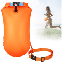 Swim Buoy-Outdoor Swimming Buoy Swimming Tow Float and Dry Bag Visible Float for Safe Training and Racing