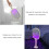 2 in 1 10 LED Electric Fly Racket Zapper Killer Swatter Bug Mosquito 6