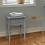 Steens Baroque 1 Drawer Bedside Table in Grey 1