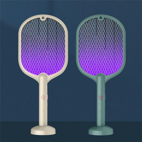 2 in 1 10 LED Electric Fly Racket Zapper Killer Swatter Bug Mosquito 1