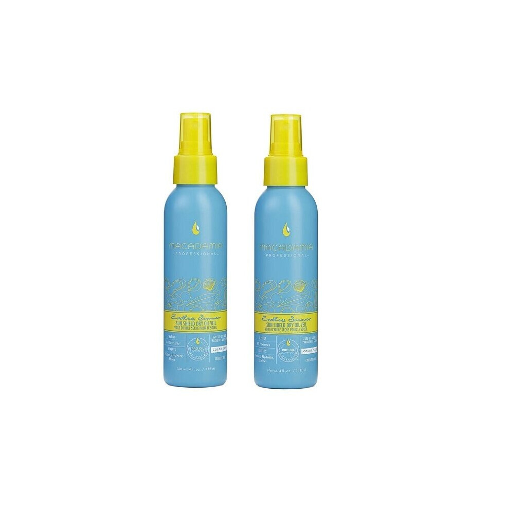 (sun-shield-dry-oil-118ml-2pks) Macadamia Endless Summer Sun Shield Dry Oil Veil 118ml