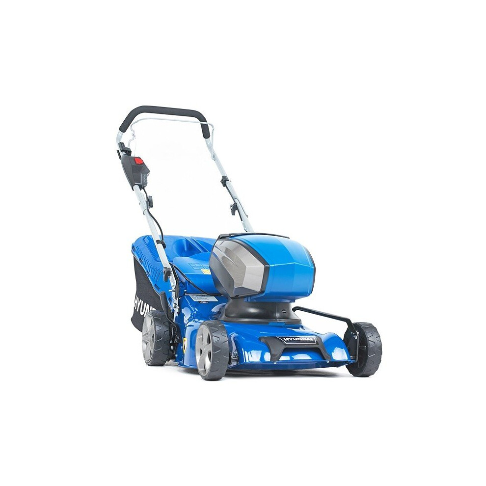 Hyundai 40V Lithium-Ion Cordless Battery Powered Lawn Mower 42cm Cutting Width With Battery and Charger | HYM40LI420P
