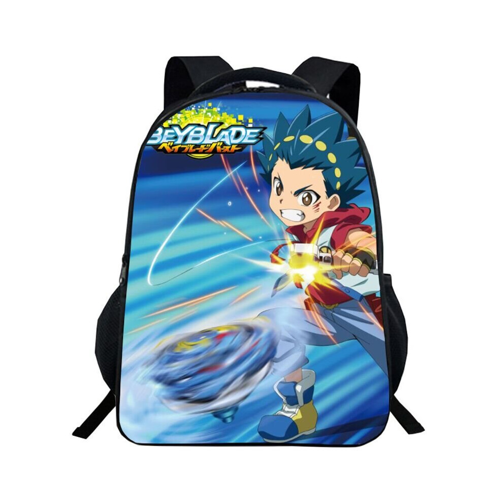 (D) Beyblade Burst 16"Backpack Lunch Bag Pencil Case-image-OPC-P7D7M92-NEW