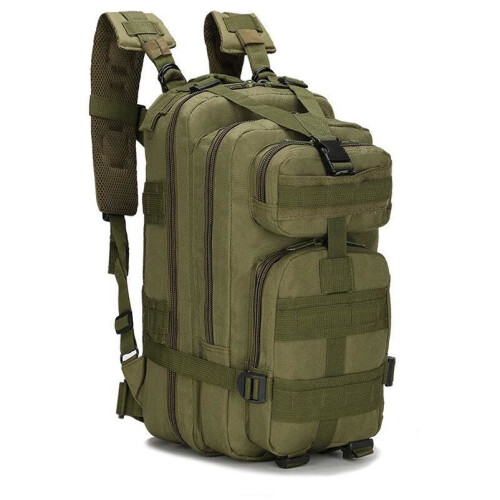 (Army Green) Outdoor Military Tactical Camping Hiking Rucksack