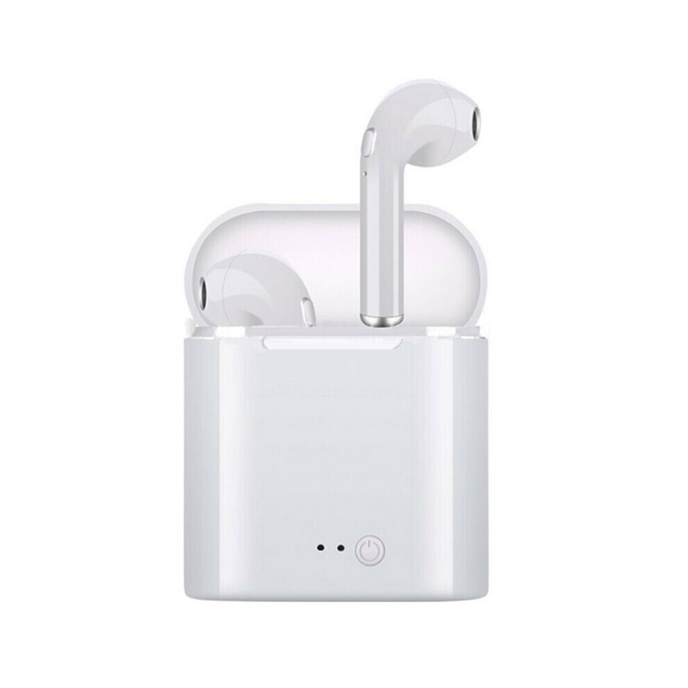 (White) Bluetooth 5.0 Wireless Headphones Earphones Earbuds In-Ear Stereo Headset White 699346001132