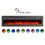 Living And Home (Black) 50 Inch Insert/Wall Mounted LED Electric Fireplace 6