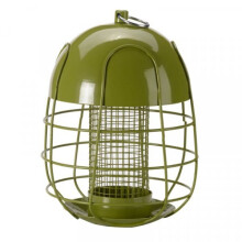 Chapel Wood Acorn Steel Squirrel Proof Peanut BIRD Feeder Green