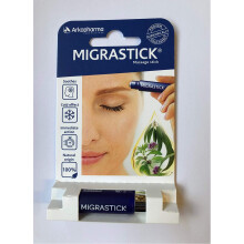 2 X Migrastick Arkopharma Headach Migraines Massage Stick Roll On 3ml