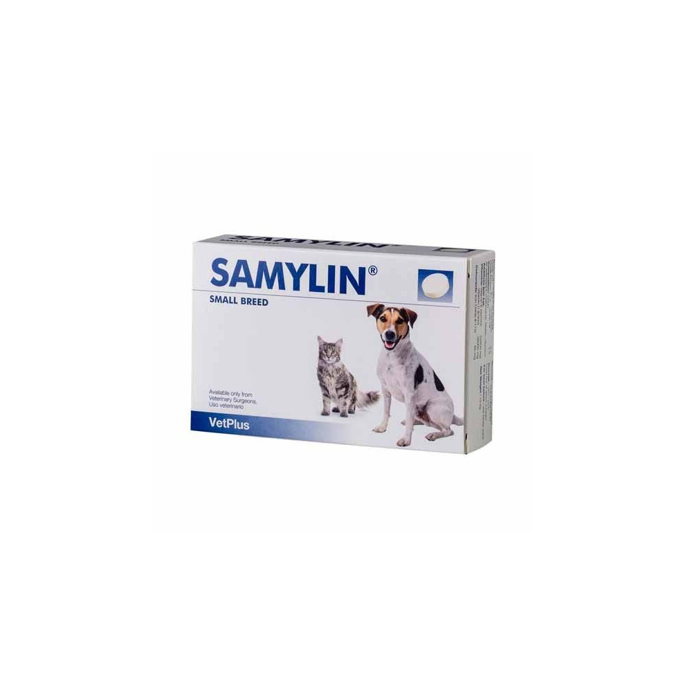 Samylin Tablets Liver Supplements for Cats & Small Breed Dogs 30s