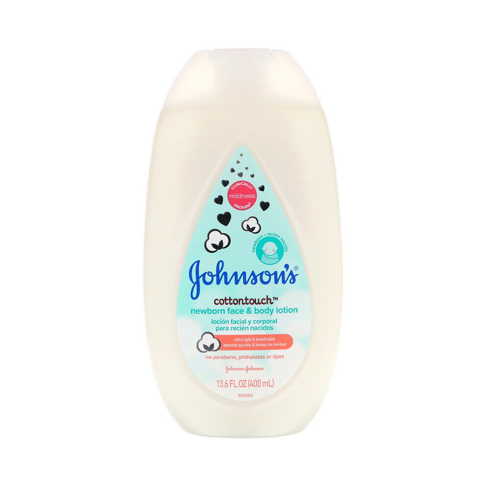 Johnson's Baby, Cottontouch, Newborn Face & Body Lotion, 400ml