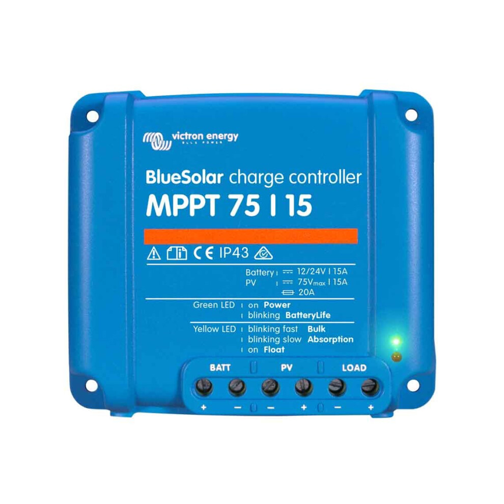 Victron Energy Victron Bluesolar Mppt Charge Controller 75/15 12/24V