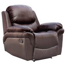 (Brown) Madison Bonded Leather Recliner Armchair Sofa Home Lounge Chair Reclining Gaming