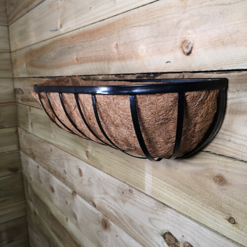 Kingfisher 24" Kingfisher Wall Mounted Garden Trough Planter with Liner 1