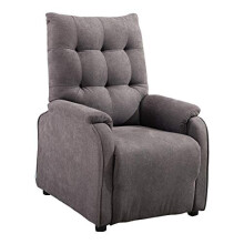(Charcoal) Charlbury Fabric Recliner Armchair Sofa Fireside Chair Reclining Cinema