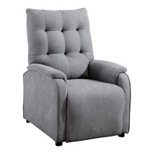 (Grey) Charlbury Fabric Recliner Armchair Sofa Fireside Chair Reclining Cinema